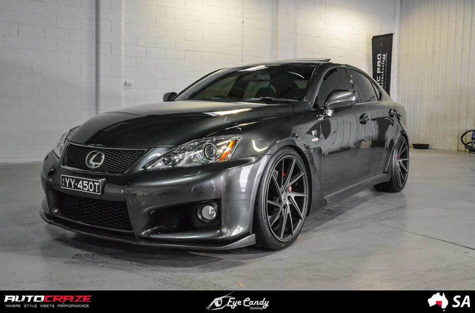 LEXUS ISF INVERT MATTE BLACK TINTED FACE